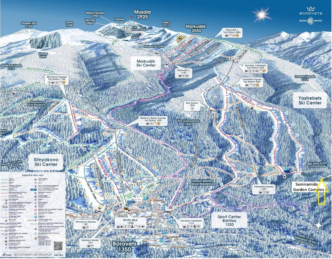 Borovets Ski&Spa Studio - Semiramida Garden A16 Exterior photo